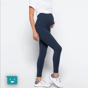 Maternity Moto legging in blue size L